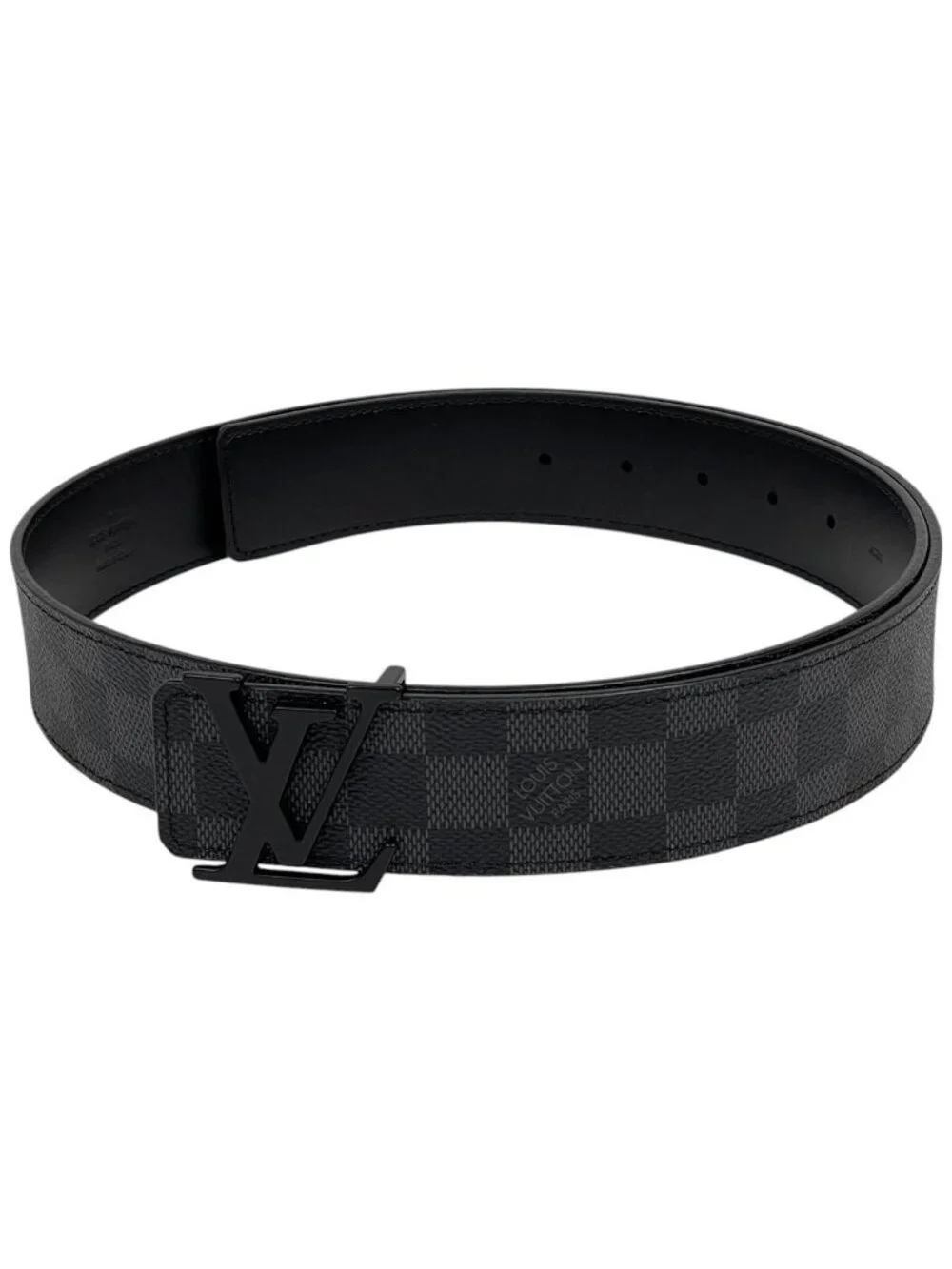 Louis Vuitton Ceinture LV Initial Belt Damier Graphite Black